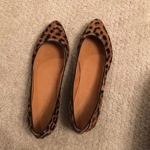 Madewell animal print flats